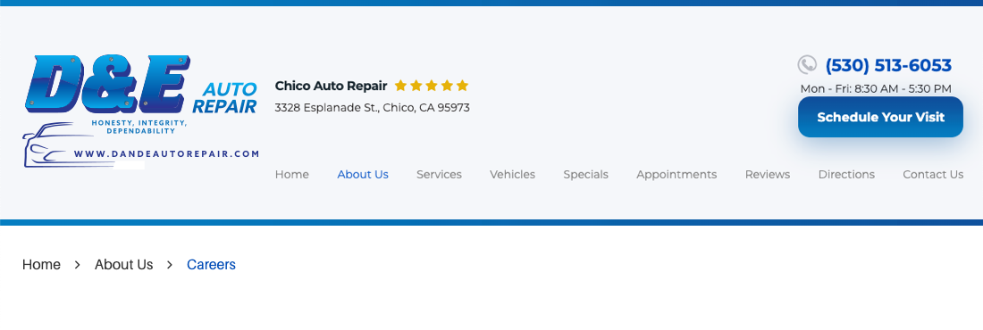 D & E Auto Repair - AAS